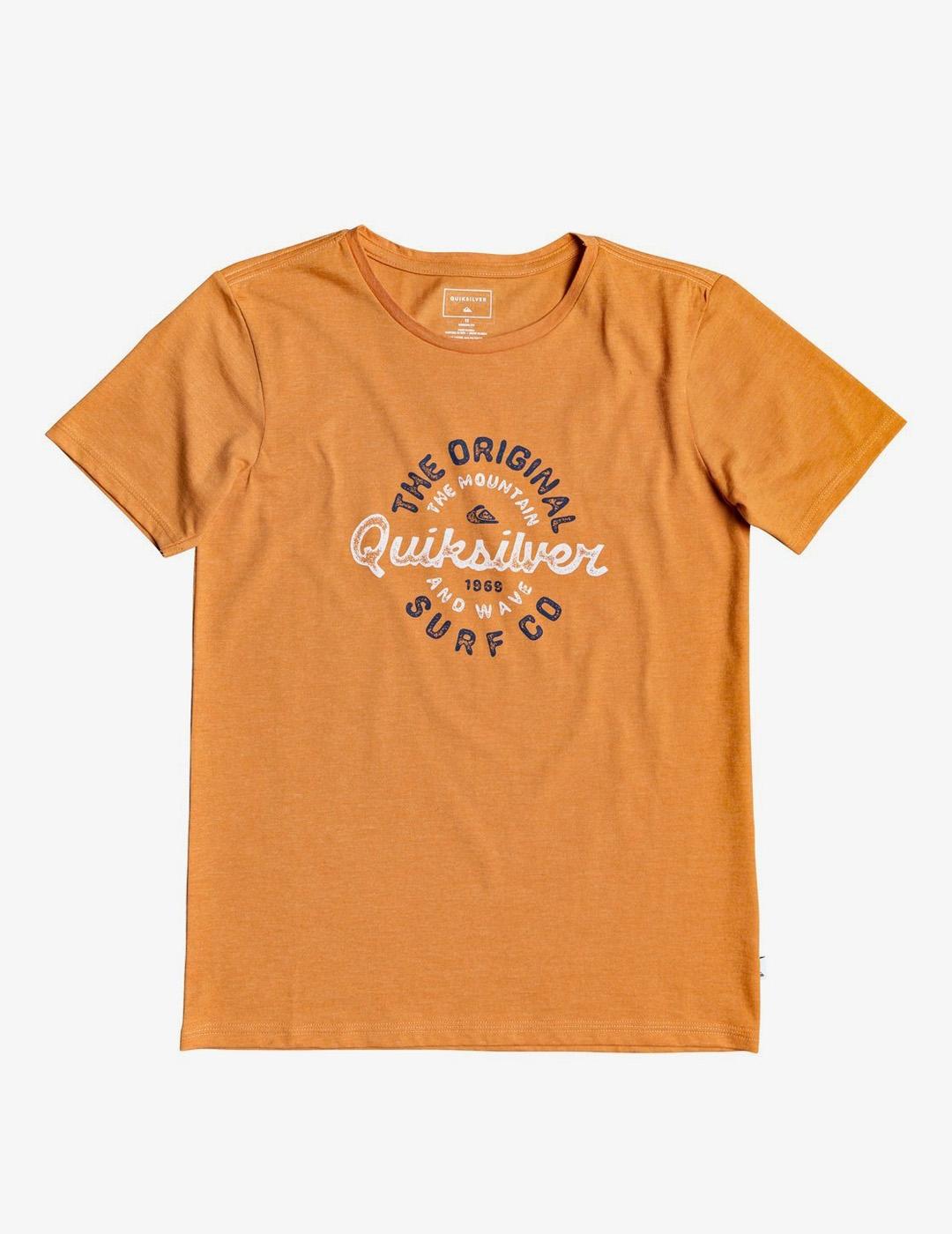 Camiseta Quiksilver (JUNIOR) MOTOR EMPTI - Apricot