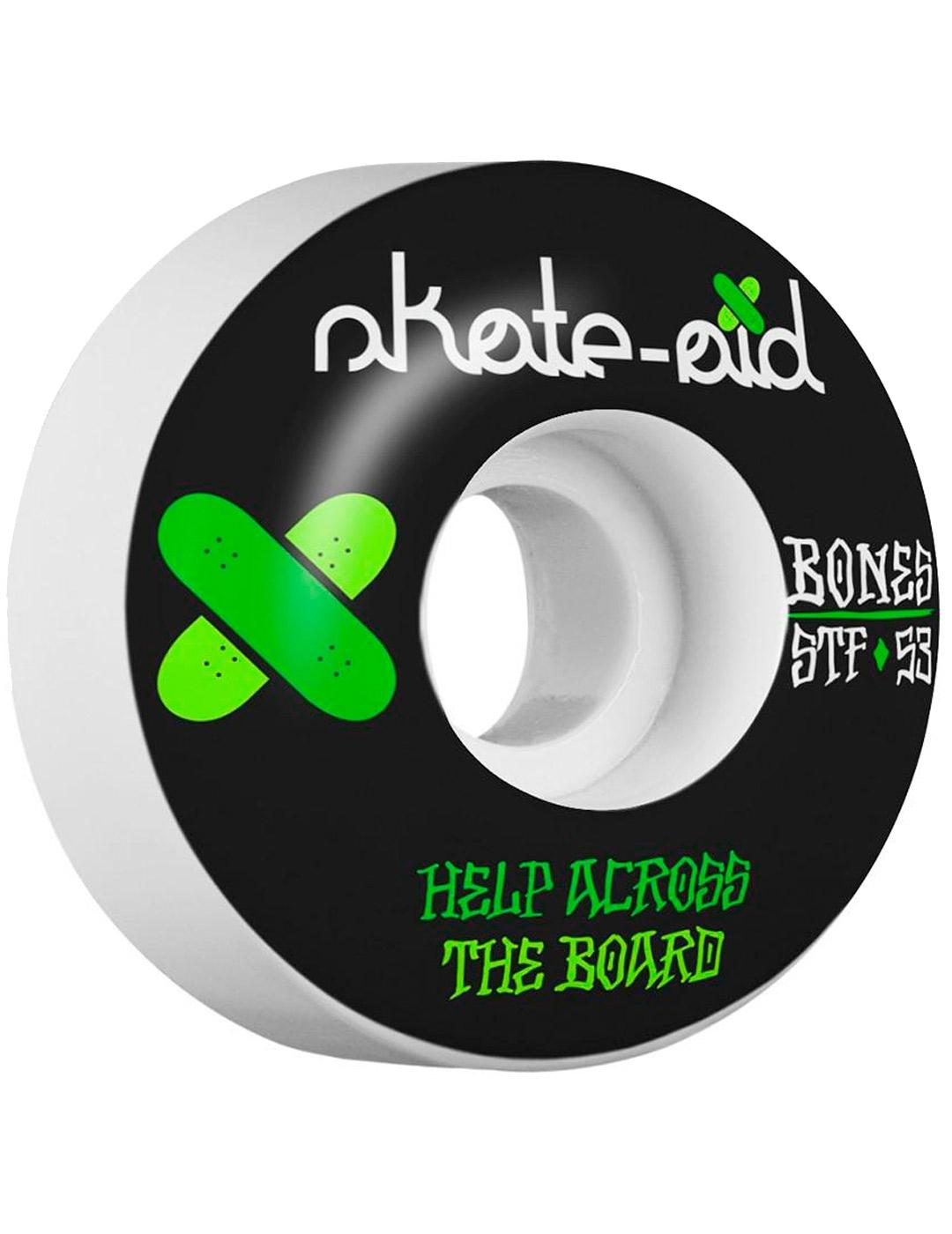 Ruedas BONES SKATE-AID 2 V1 53MM 103A (4 ruedas)