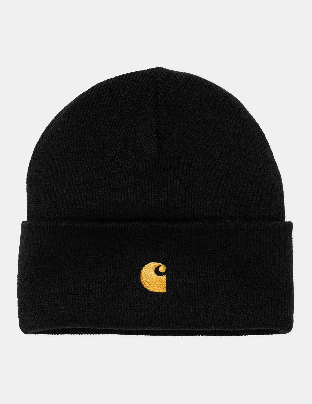 Gorro CARHARTT WIP CHASE - Black / Gold
