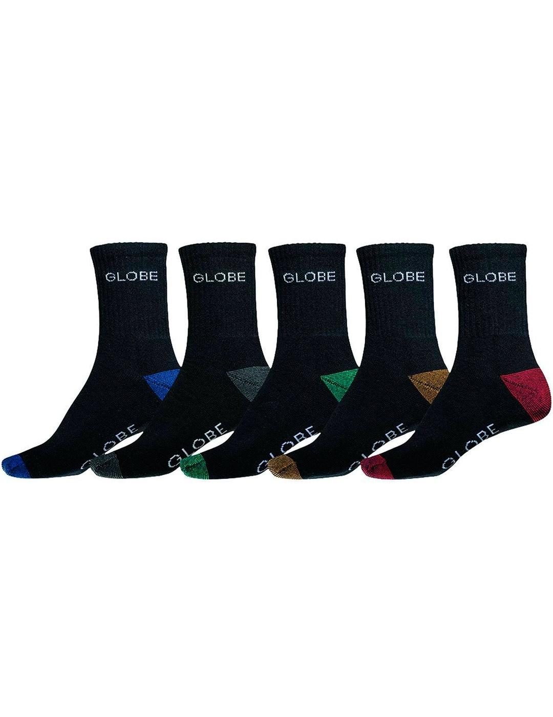 Calcetines GLOBE INGLES CREW (Pack de 5) - Assorted