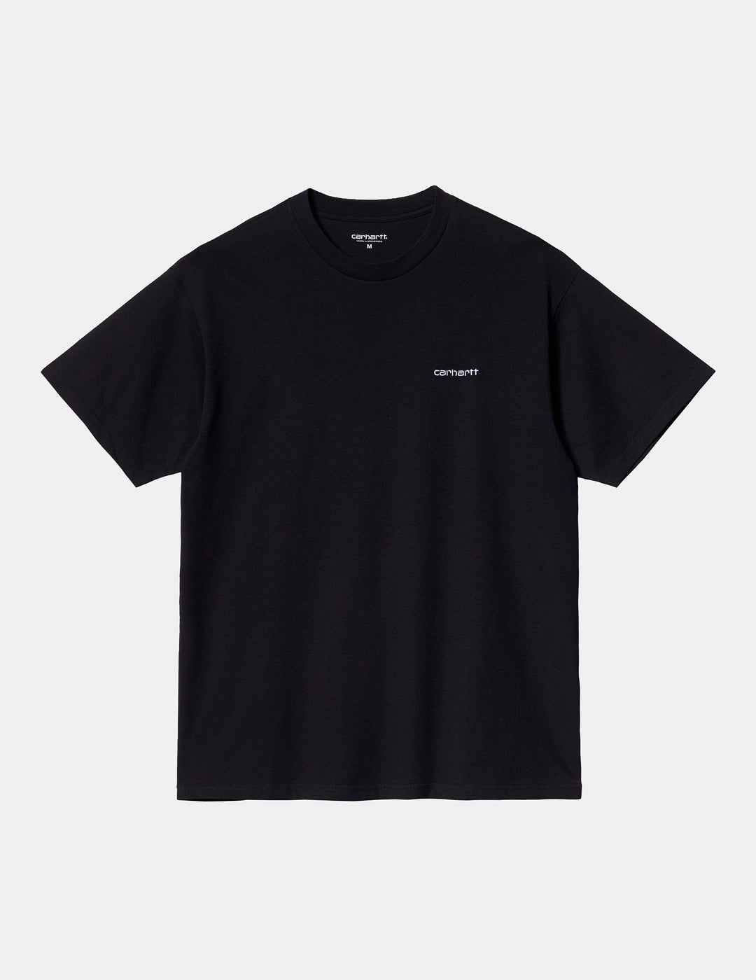 Camiseta CARHARTT WIP SCRIPT EMBROIDERY - Black / White