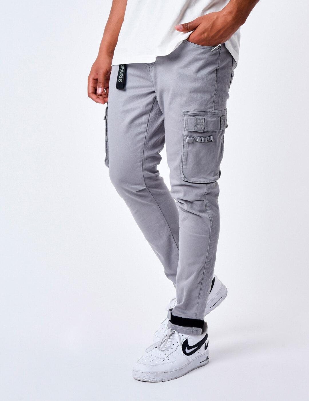 Pantalón PROJECT x PARIS 1990006 CARGO VELCRO - Gris