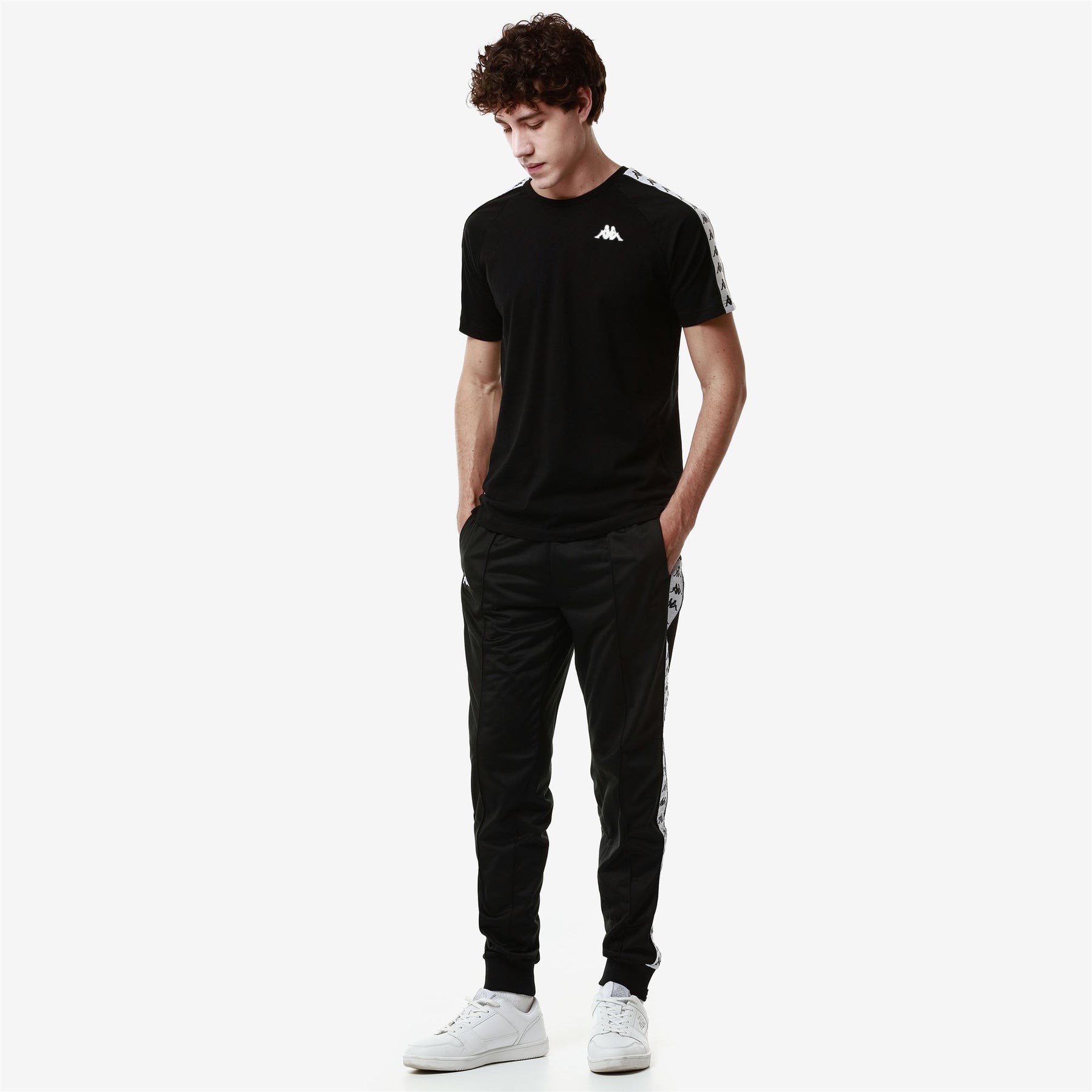 Pantalón KAPPA RASTORIA SLIM - Black/White