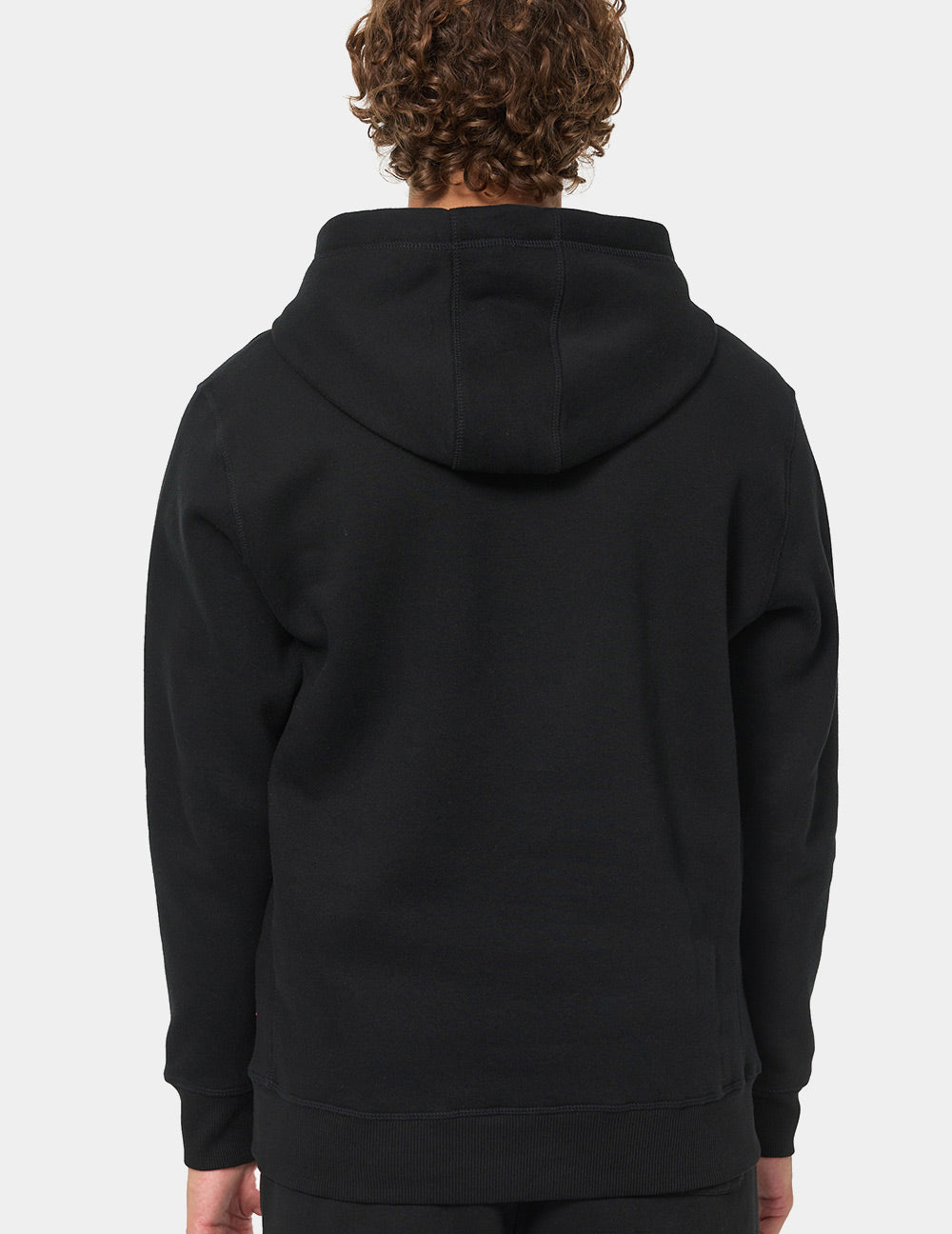 Sudadera Capucha LONSDALE THURNING - Black/Orange/White
