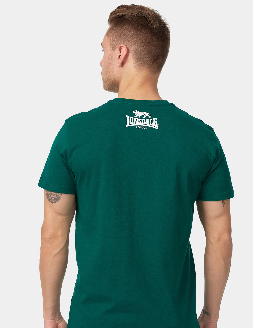 Camiseta LONSDALE LOGO - Bottle Green
