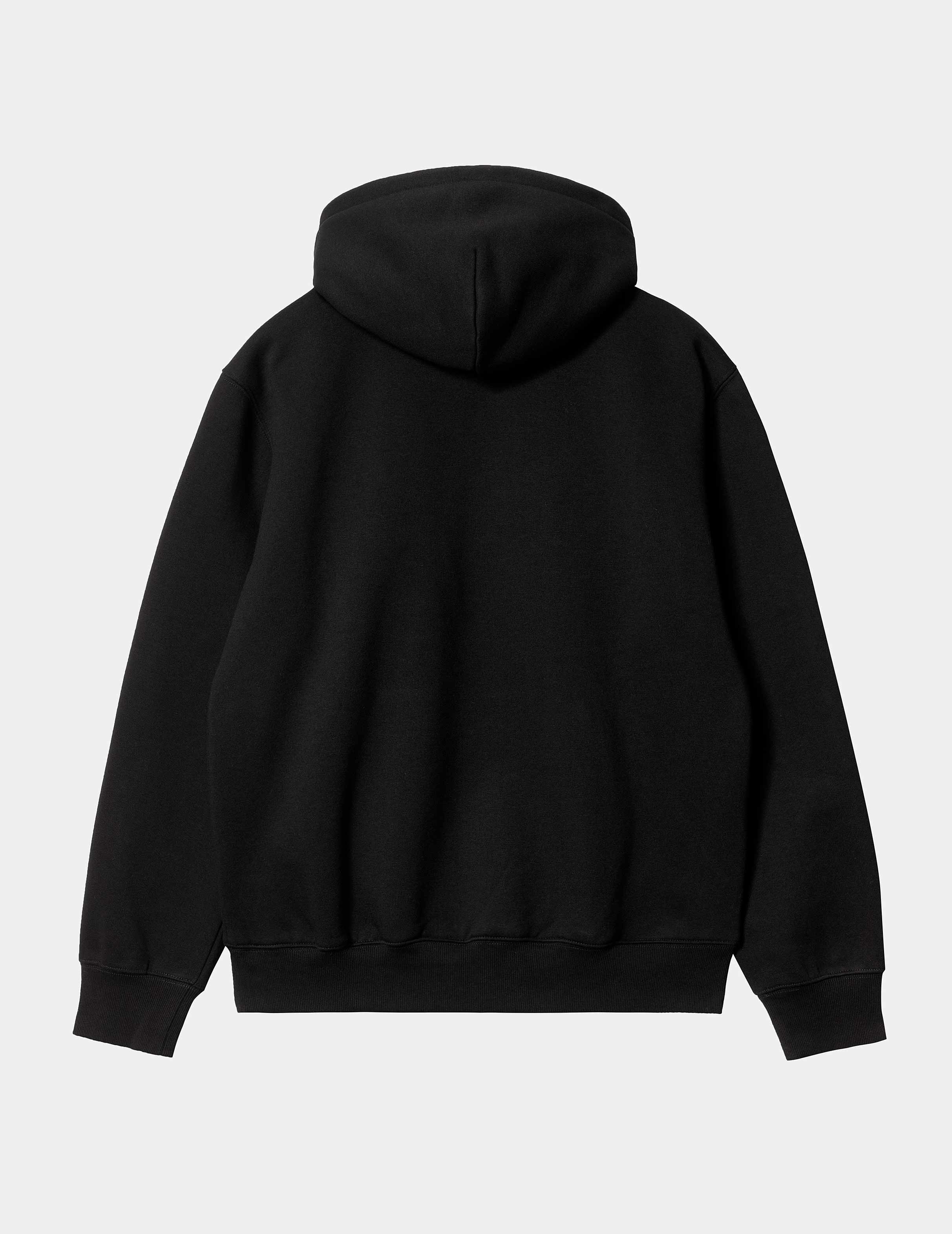 Sudadera Cap. CARHARTT SWEAT - Black / White