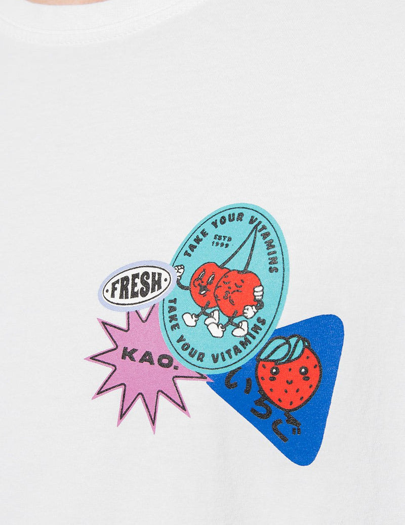 Camiseta KAOTIKO WASHED FRESH - White
