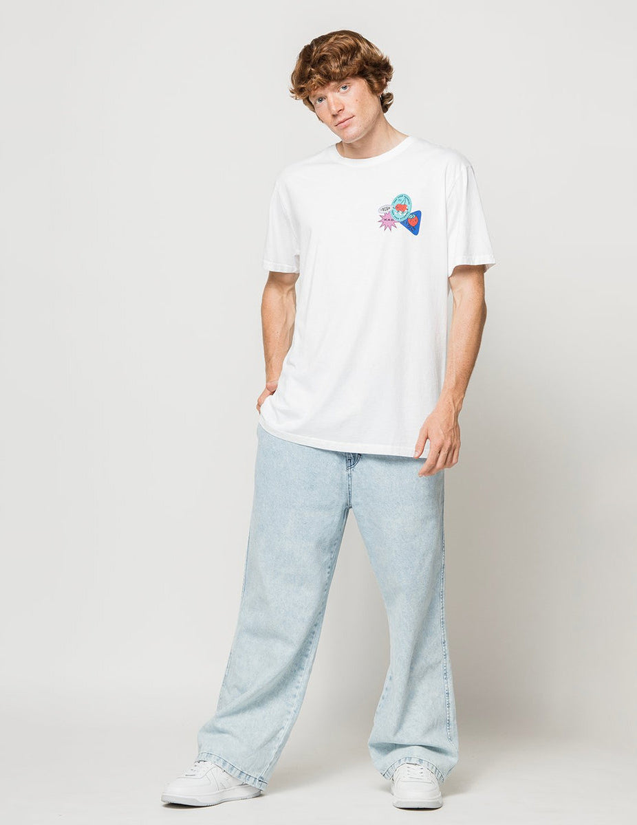 Camiseta KAOTIKO WASHED FRESH - White