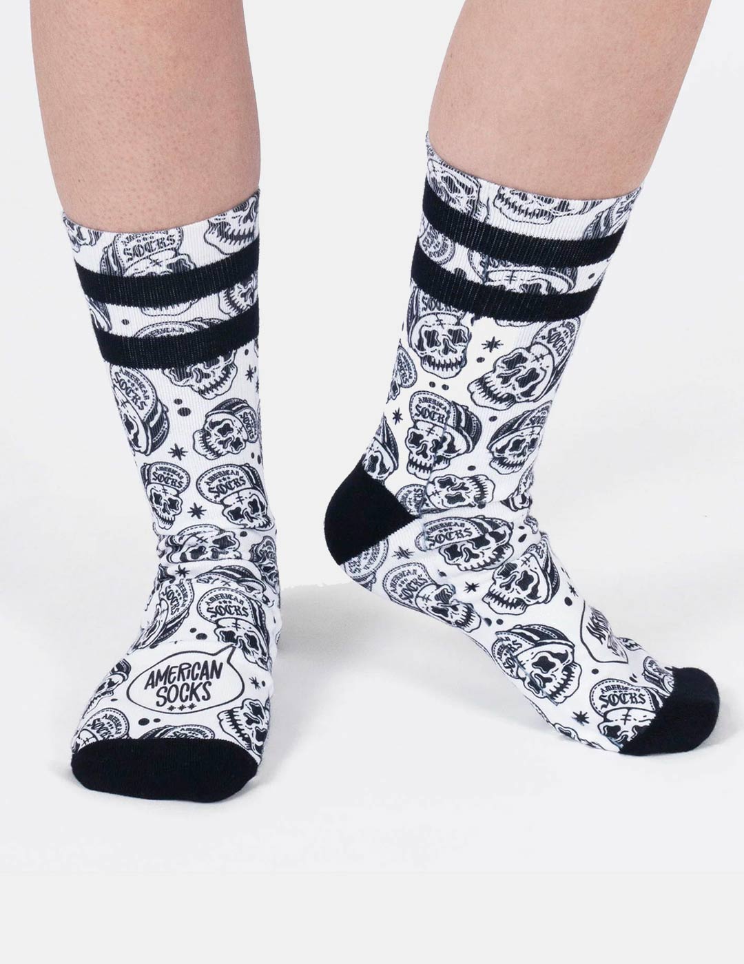 Calcetines AMERICAN SOCKS MID HIGH - Skater Skull 22