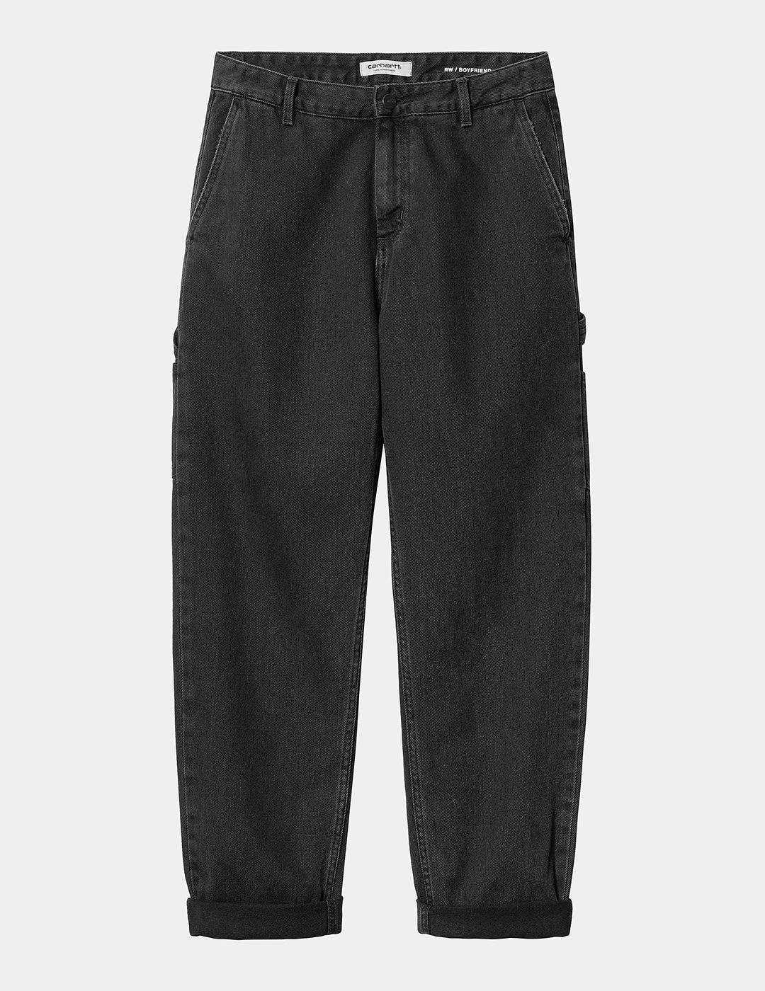 Pantalón CARHARTT WIP W' PIERCE - Black Stone Washed
