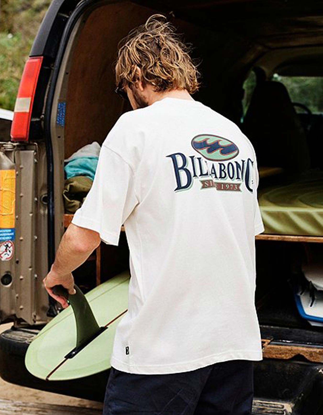 Camiseta BILLABONG DOUBLE SPREAD - Off White
