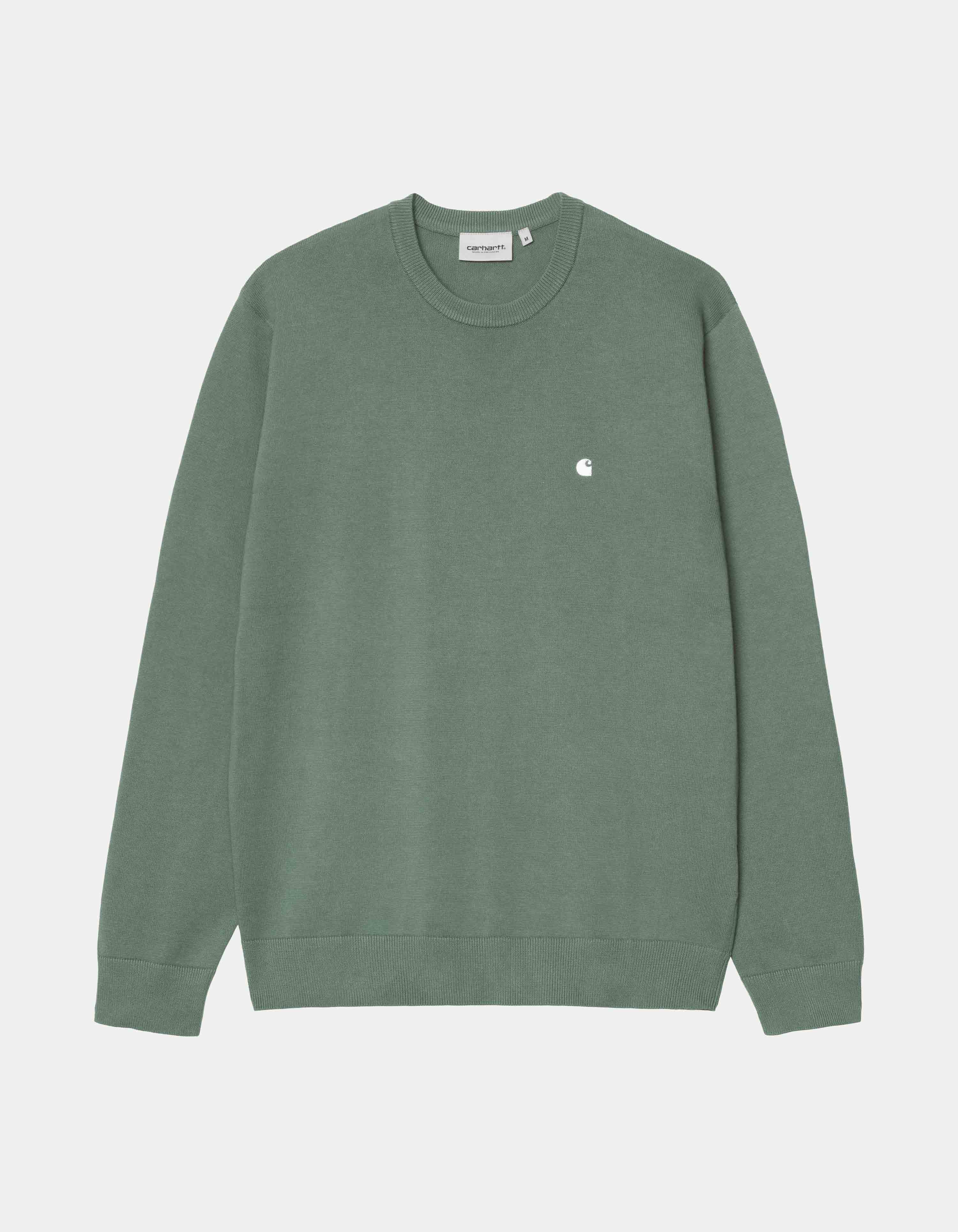 Jersey CARHARTT WIP MADISON - Silver Pine / White