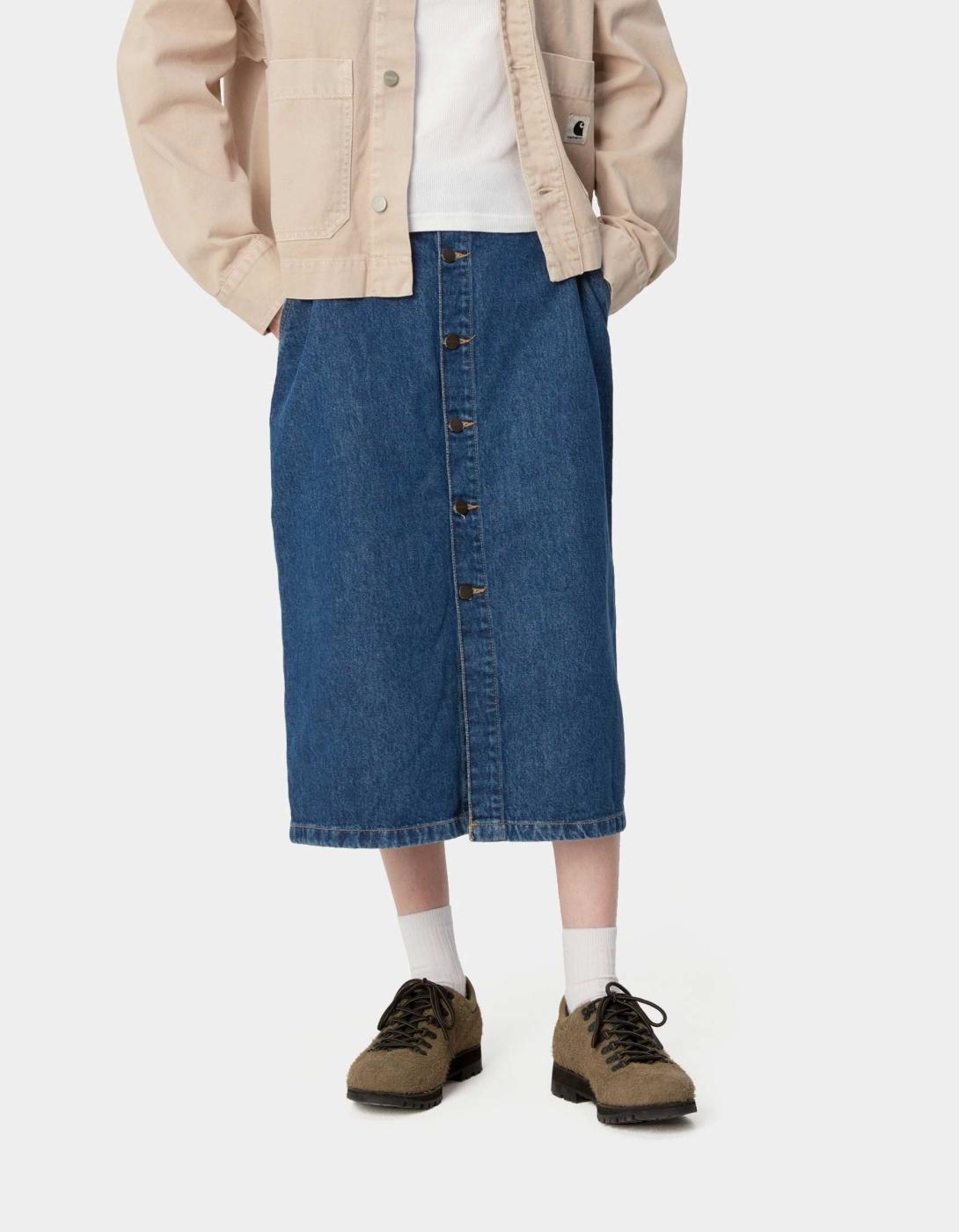 Falda W' COLBY - Blue Stone Washed