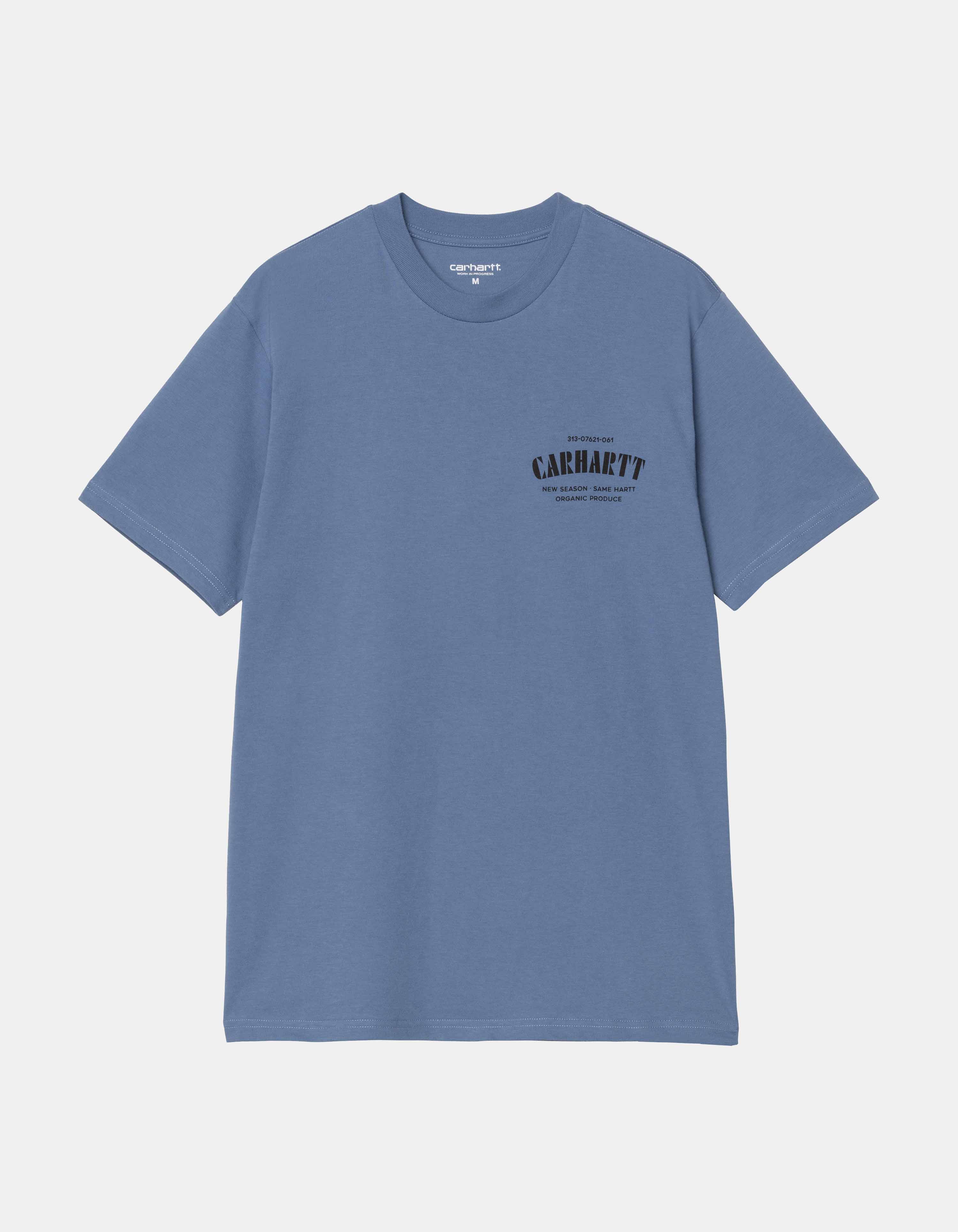 Camiseta CARHARTT WIP CATALOGUE C LOGO - Blue Iris