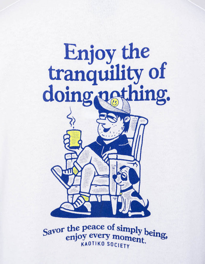 Camiseta KAOTIKO DOING NOTHING - White