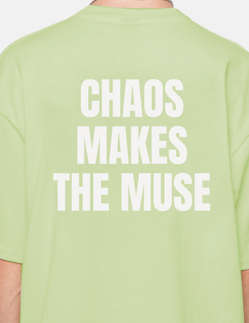 Camiseta KAOTIKO WASHED CHAOS - Lime