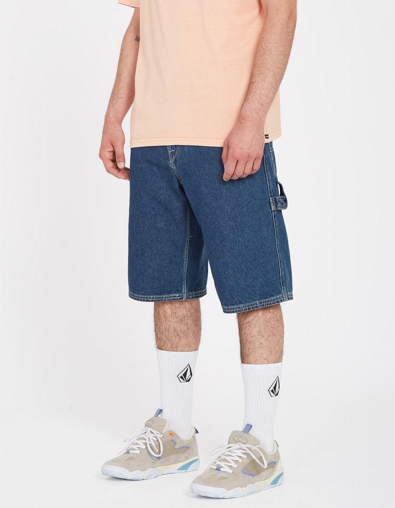 Bermuda LABORED DENIM UTILITY - Indigo Ridge Wash