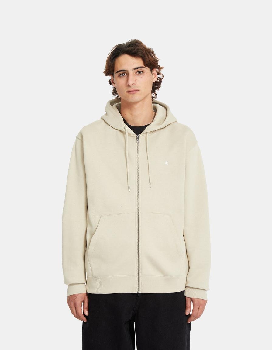Sudadera Cap. Abierta VOLCOM SINGLE STONE - Light Khaki