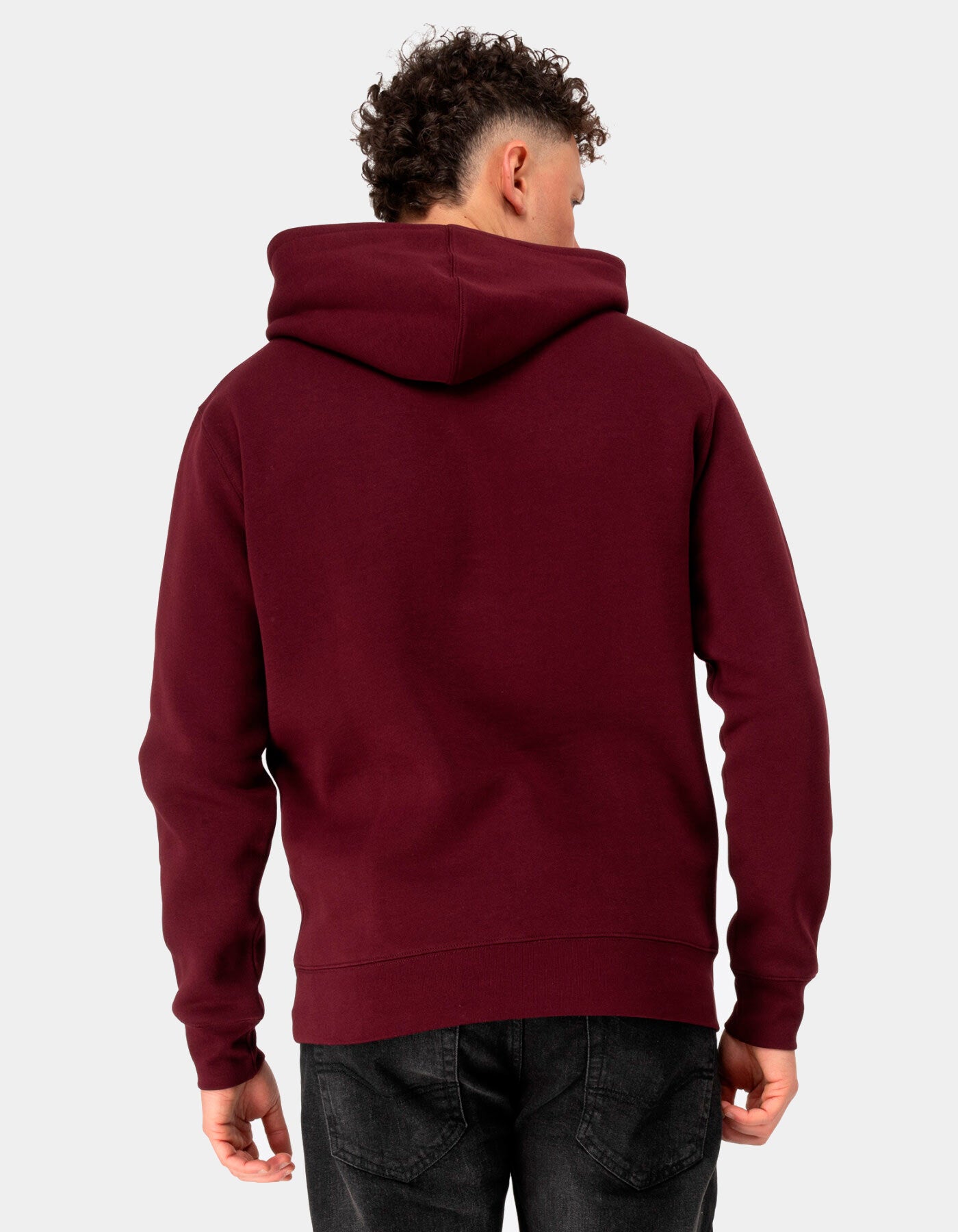 Sudadera Capucha LONSDALE WOLTERTON - Oxblood/Ecru