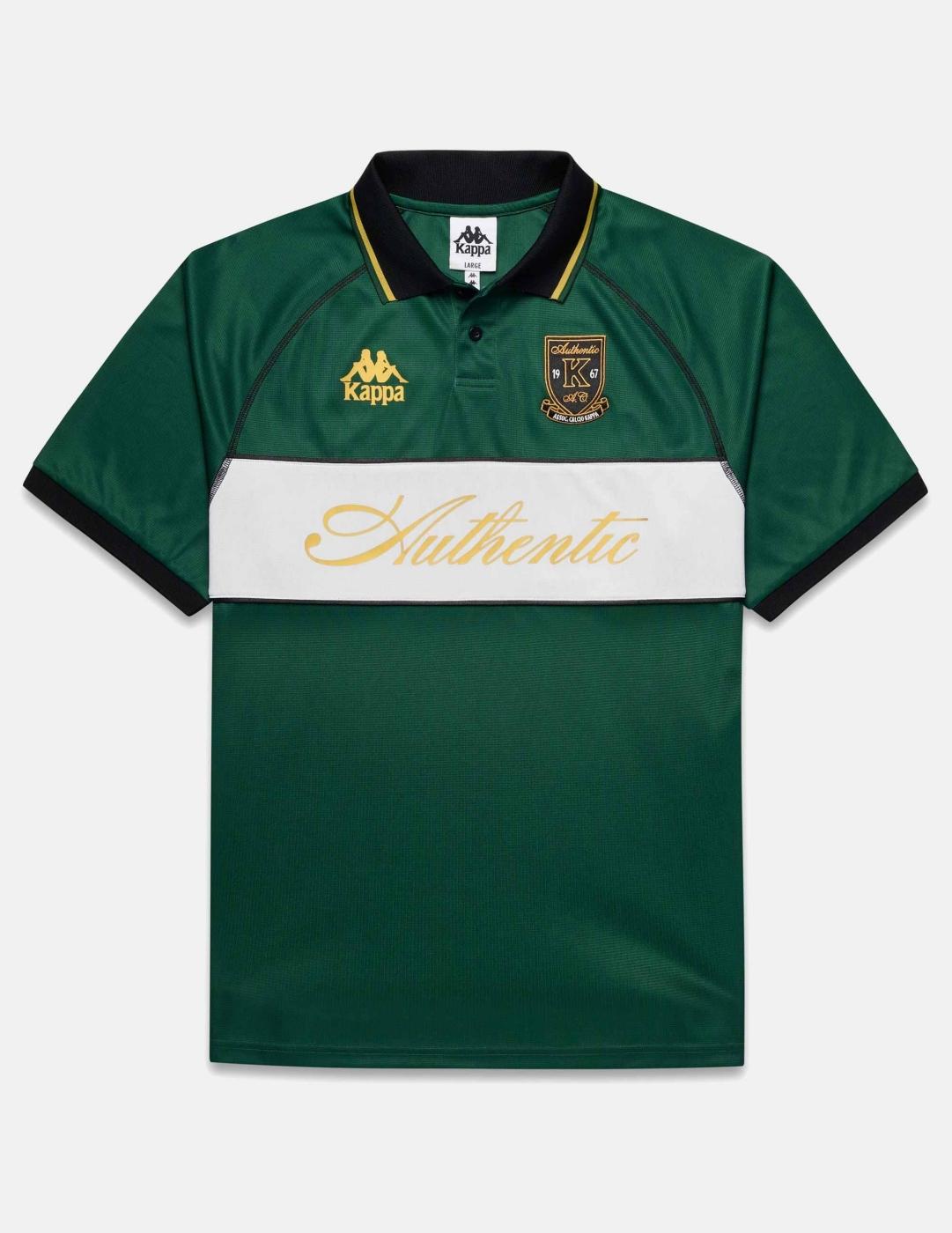 Polo KAPPA AUTHENTIC NORTON - Green Eden/White