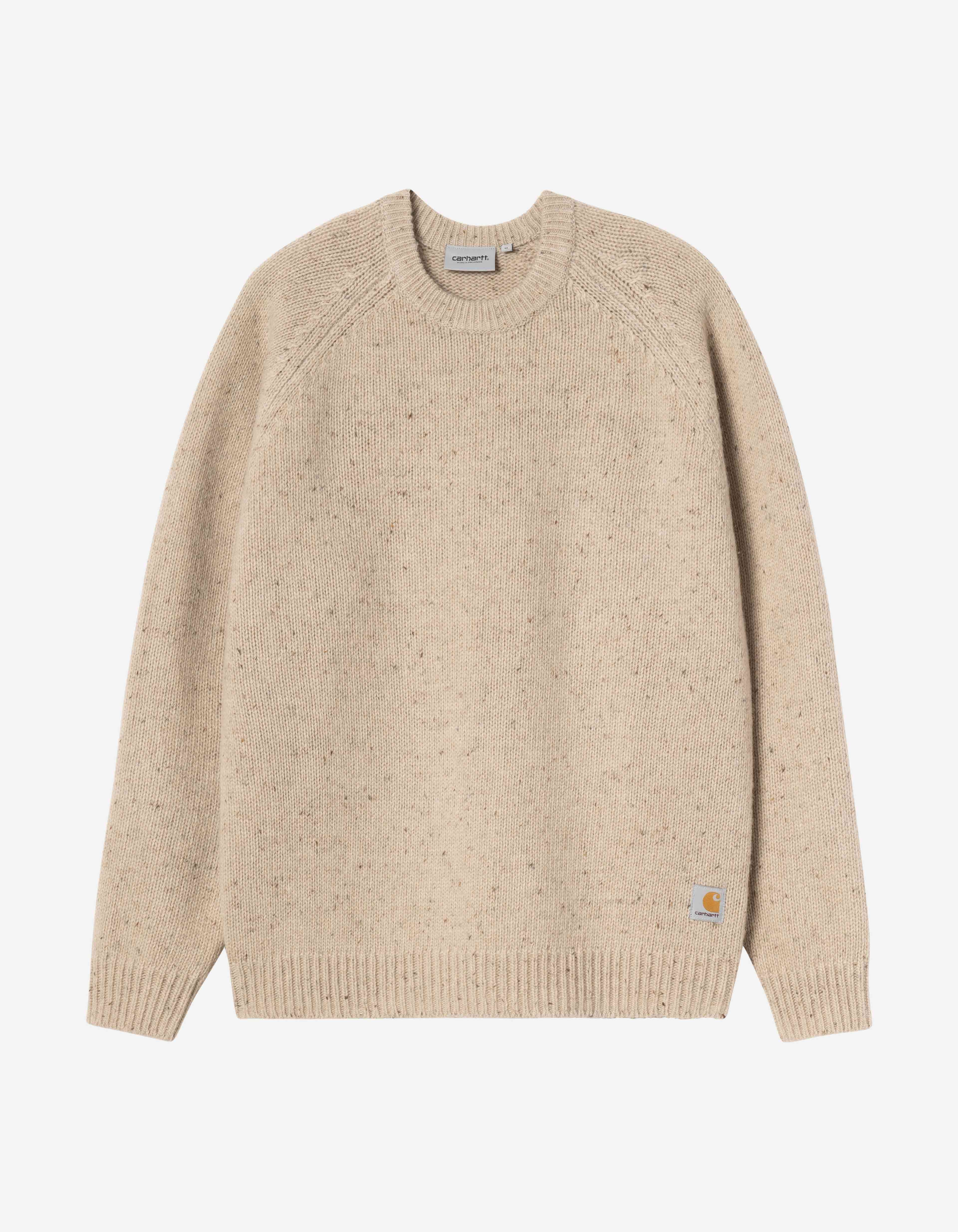 Jersey CARHARTT WIP ANGLISTIC - Speckled Fleur de Sel