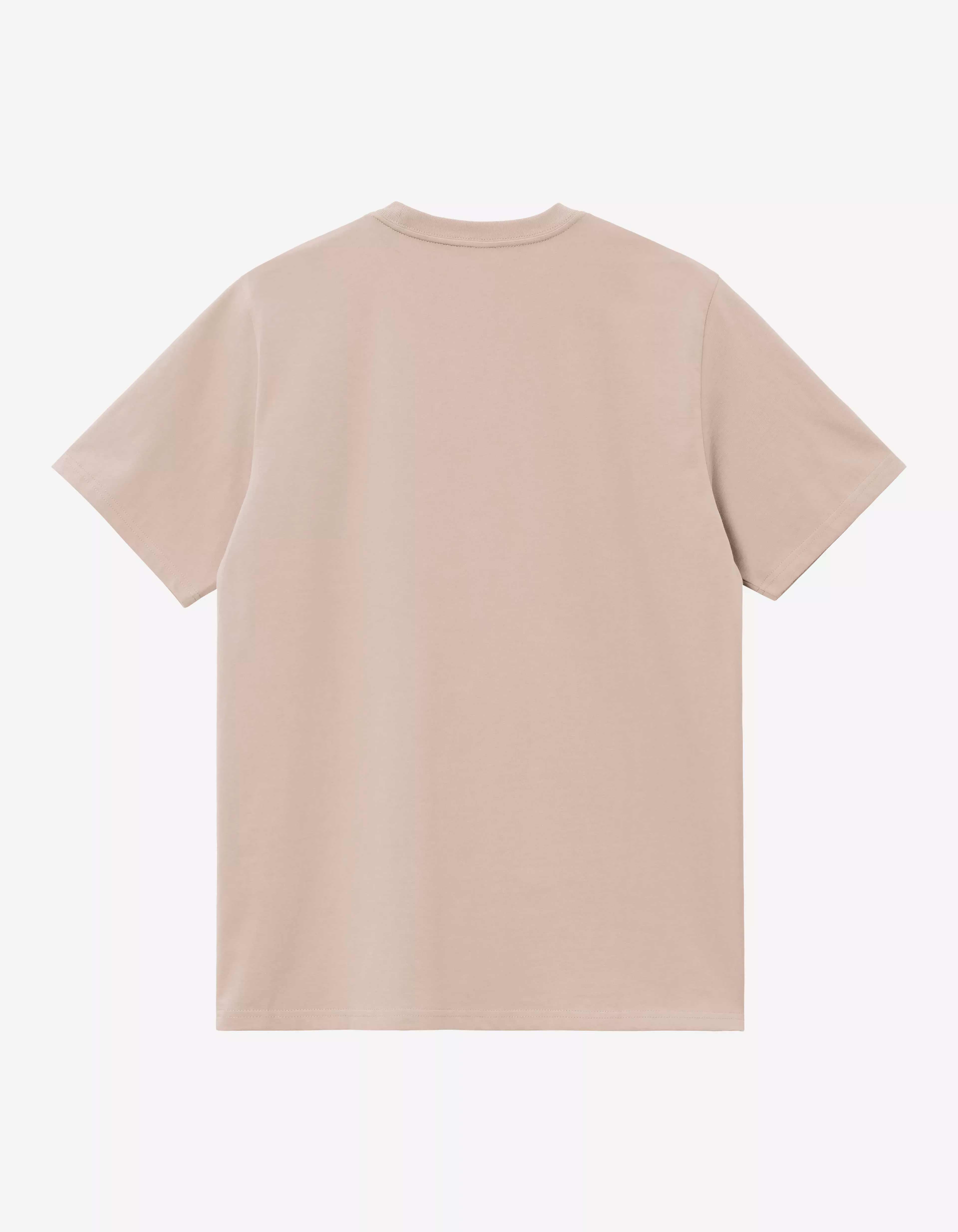 Camiseta CARHARTT WIP CHASE - Fleur De Sel / Gold