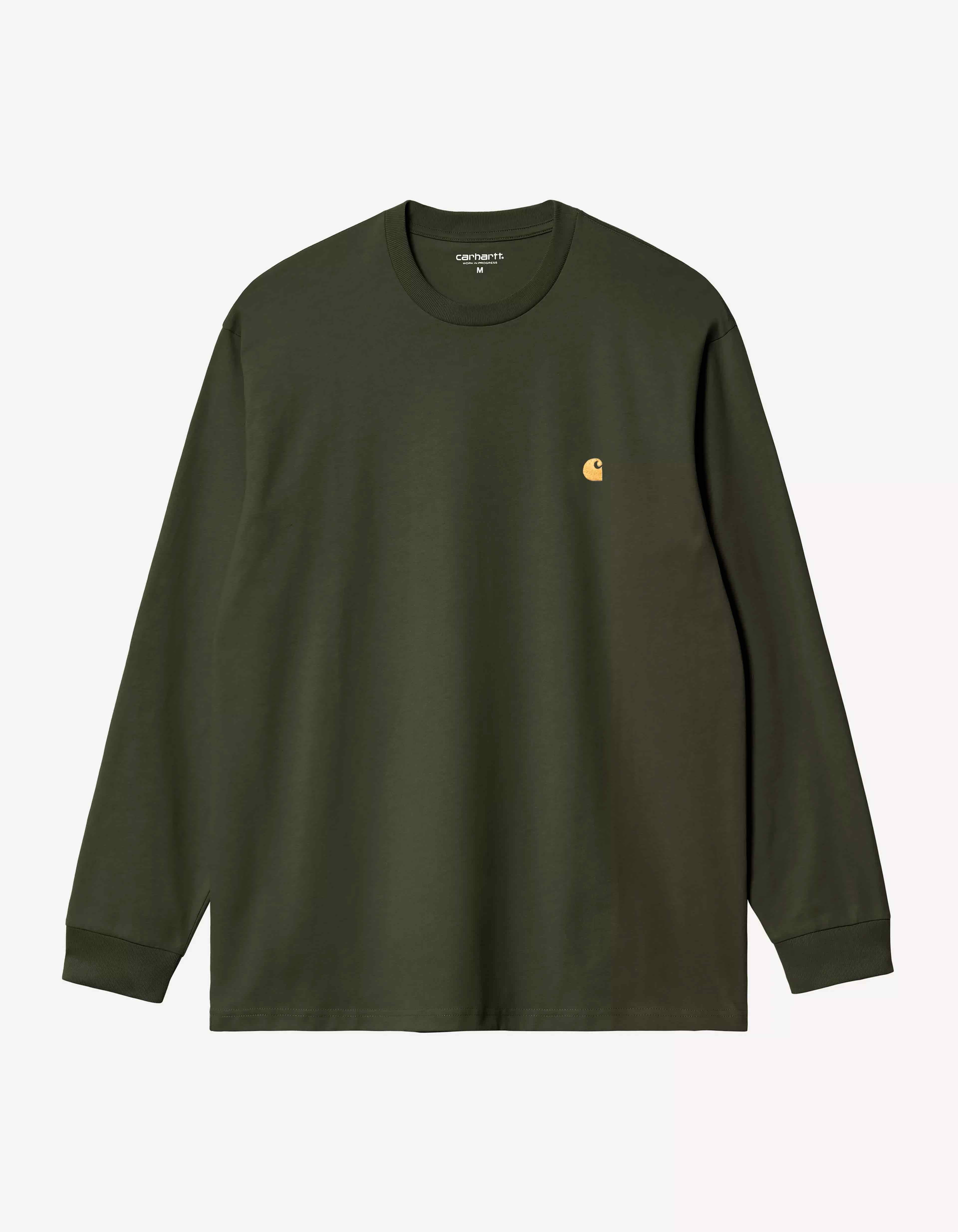 Camiseta Manga Larga CARHARTT WIP CHASE - Olive / Gold