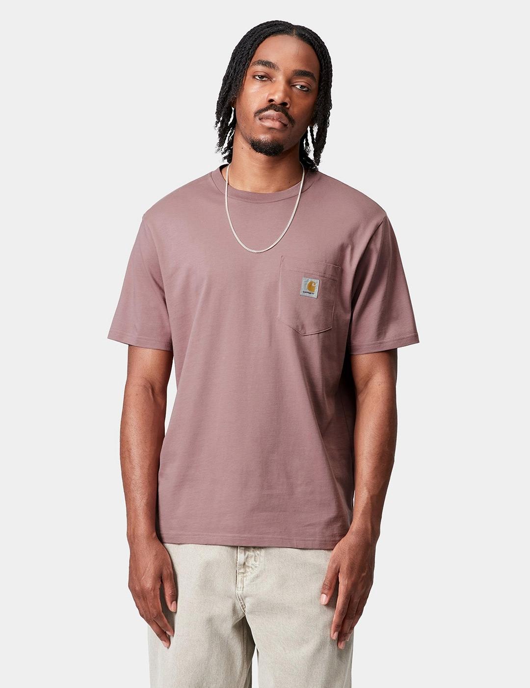 Camiseta CARHARTT WIP POCKET - Glassy Pink