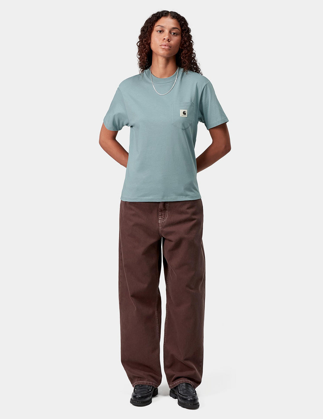 Camiseta W' CARHARTT WIP POCKET - Citadel