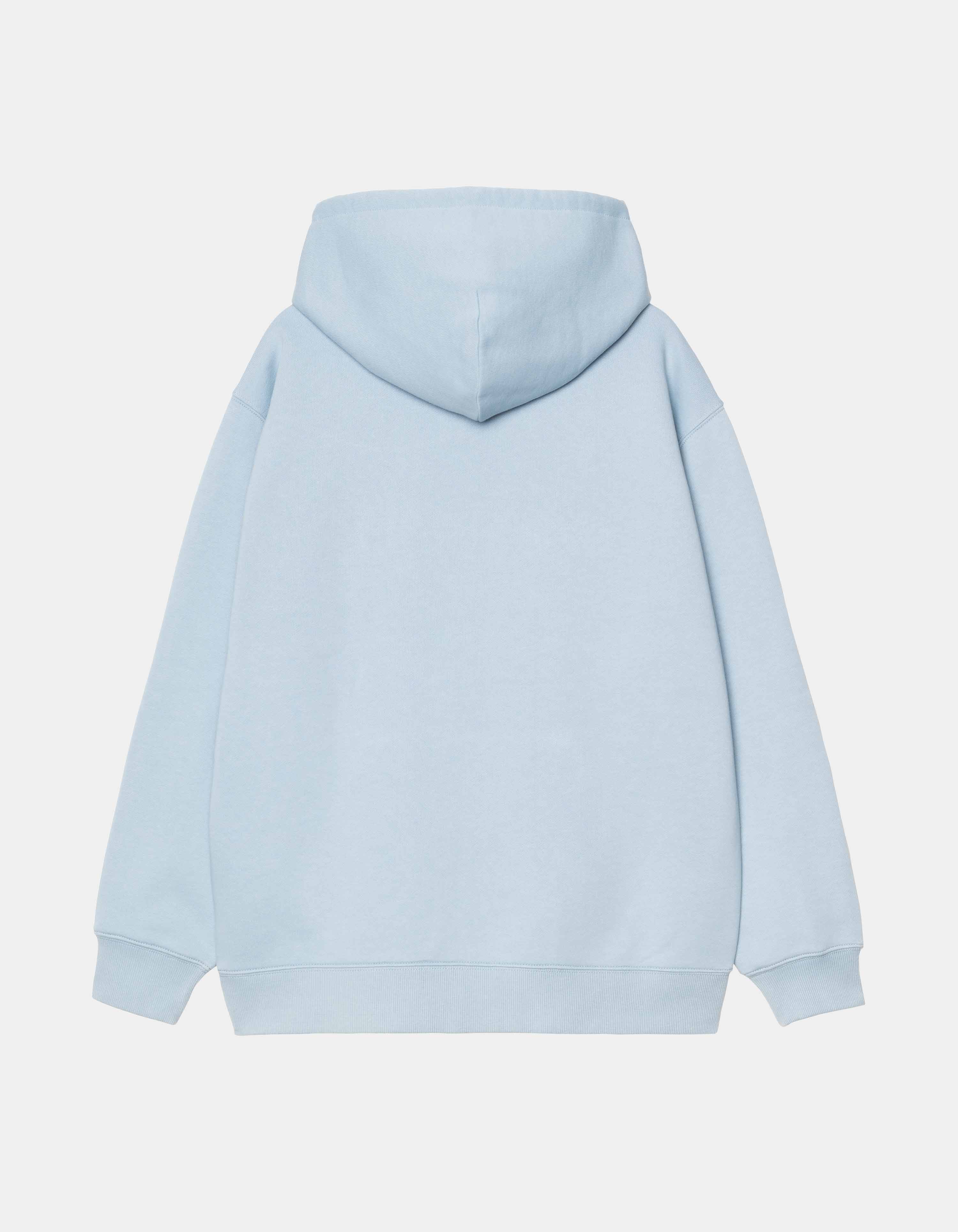 Sudadera W' CARHARTT WIP HOODED CARHARTT- Blue Fog / Pale