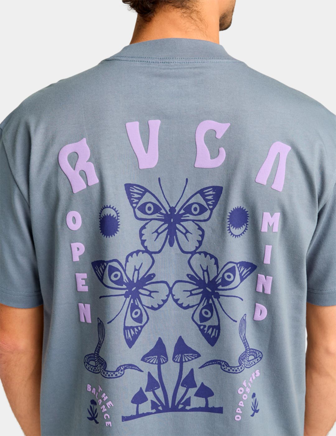 Camiseta RVCA BUTTERFLY POST - Flint Stone