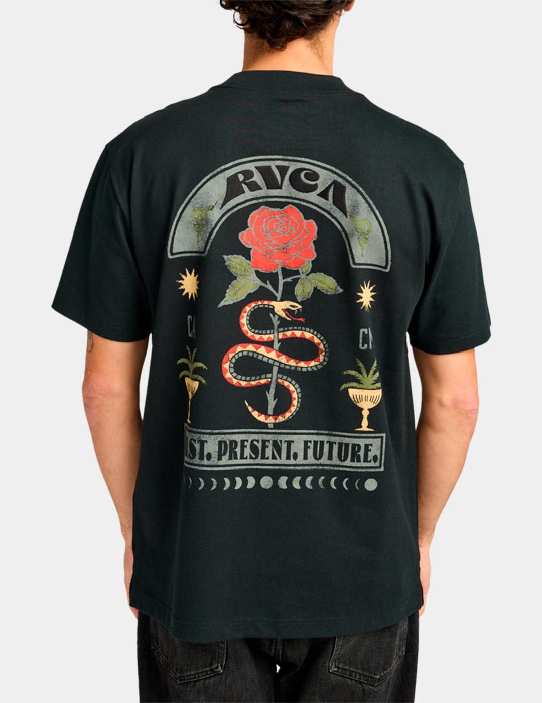 Camiseta RVCA ROSES POSTER - Black