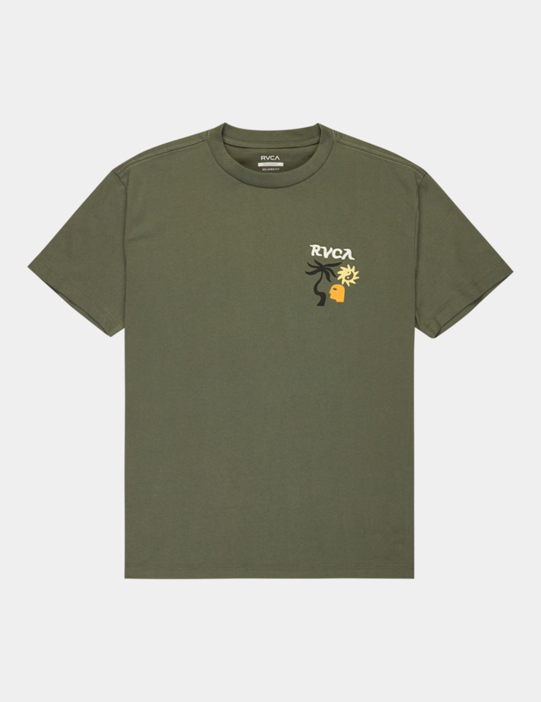Camiseta RVCA DEEP THINK - Sage Leaf