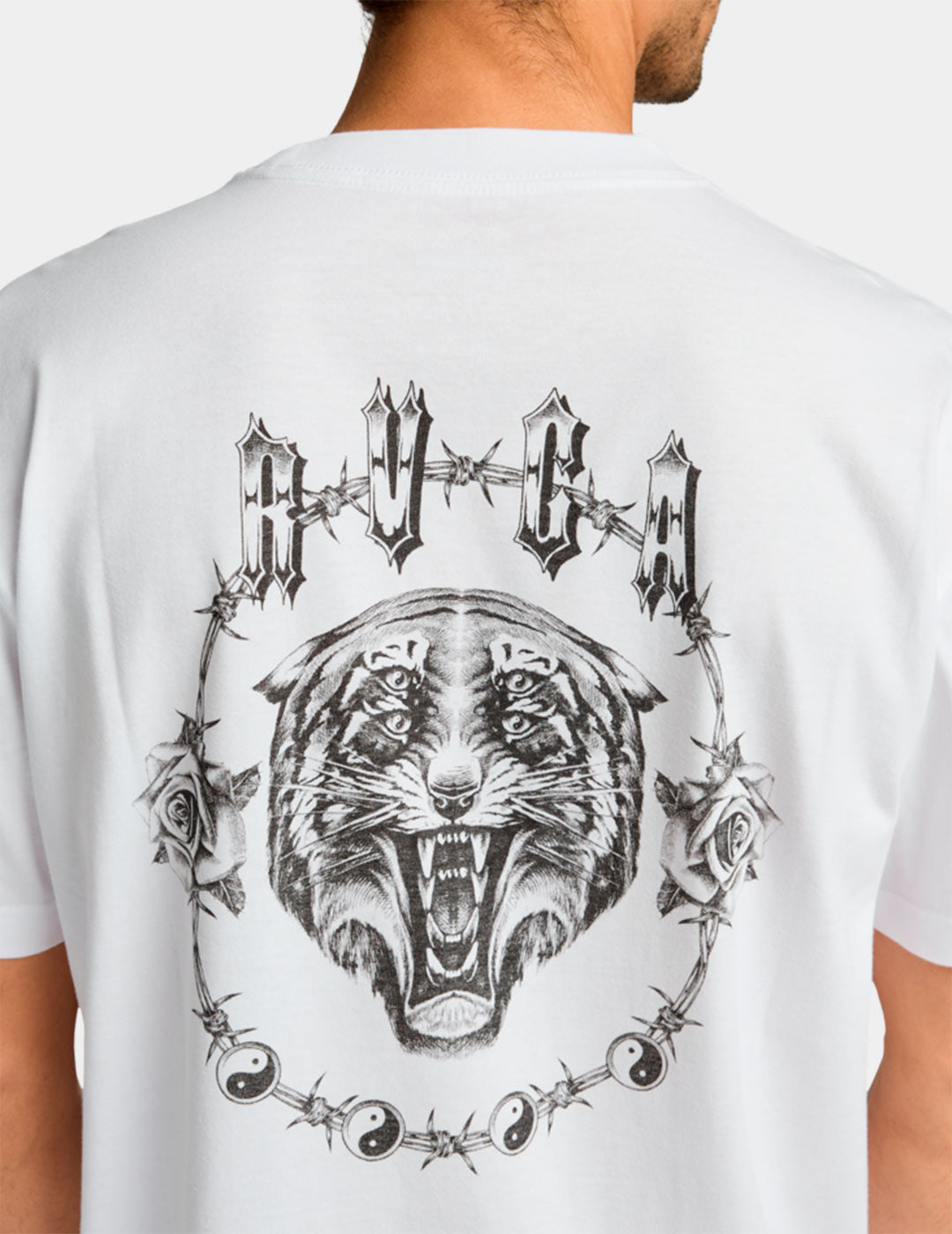 Camiseta RVCA DOUBLE TROUBLE - White