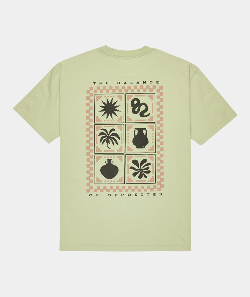 Camiseta RVCA MOSAIC FRAGMENT - Blk/Btl/Ro
