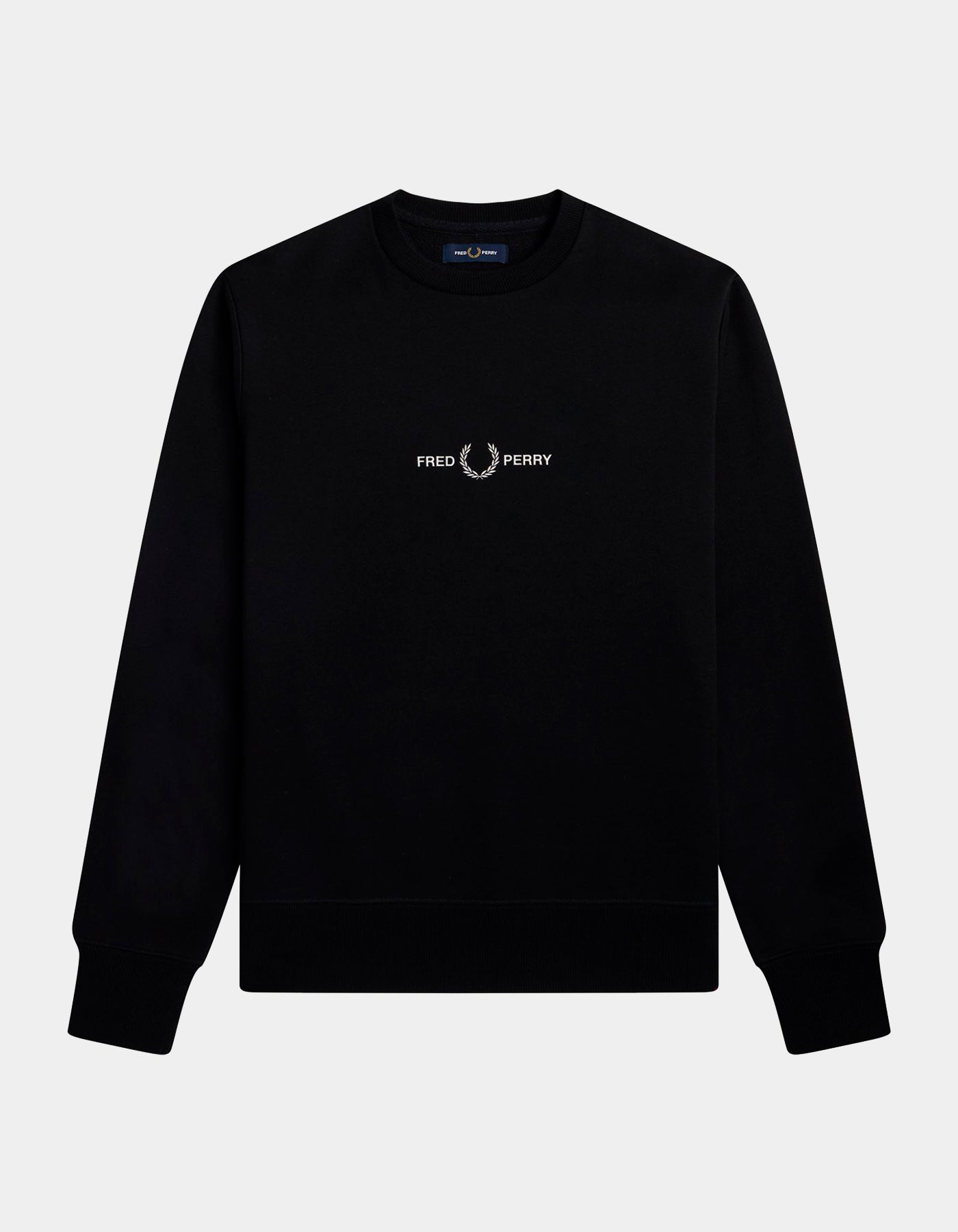 Sudadera Crew FRED PERRY M4727 - Black