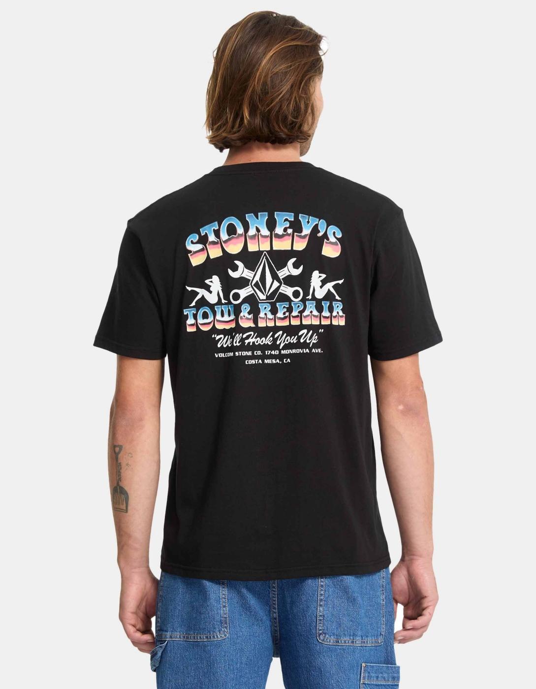Camiseta VOLCOM STONEYS - Black