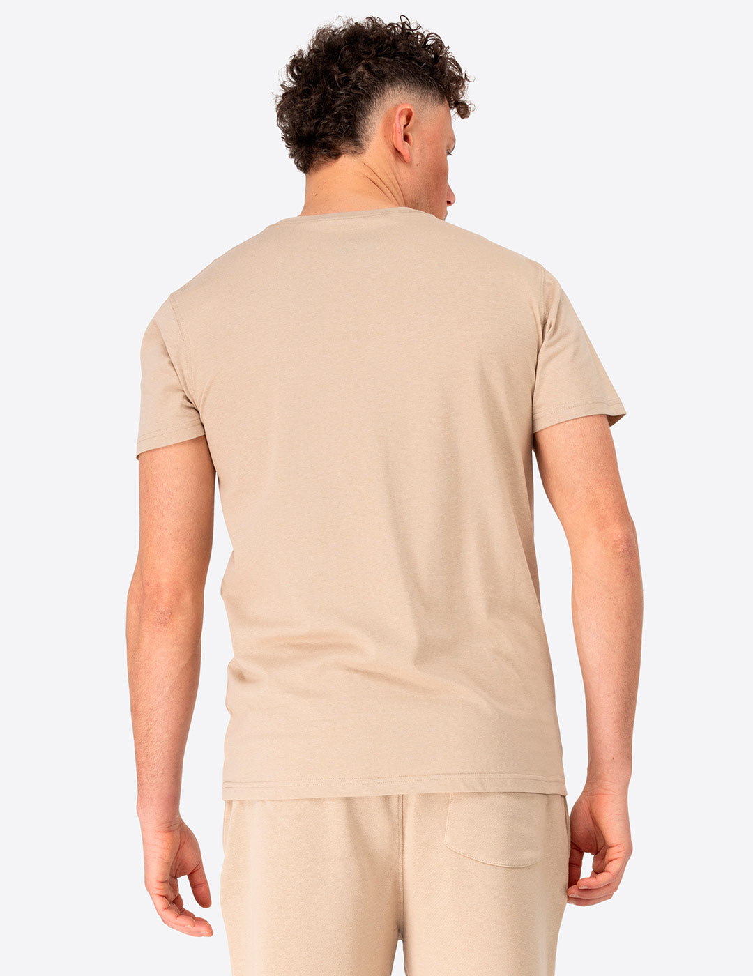 Camiseta LONSDALE LANGSETT - Sand/Black
