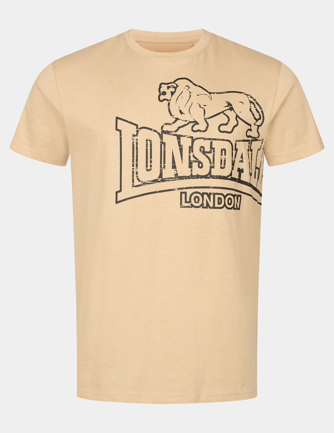 Camiseta LONSDALE LANGSETT - Sand/Black