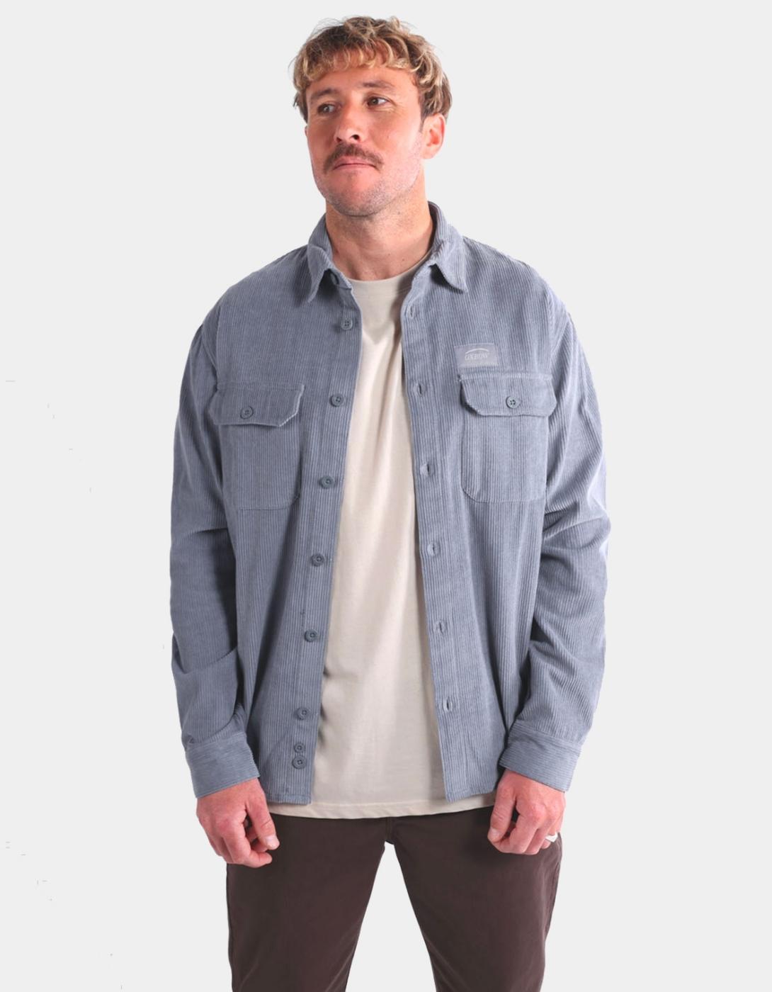 Camisa OXBOW CORD - Faded Blue