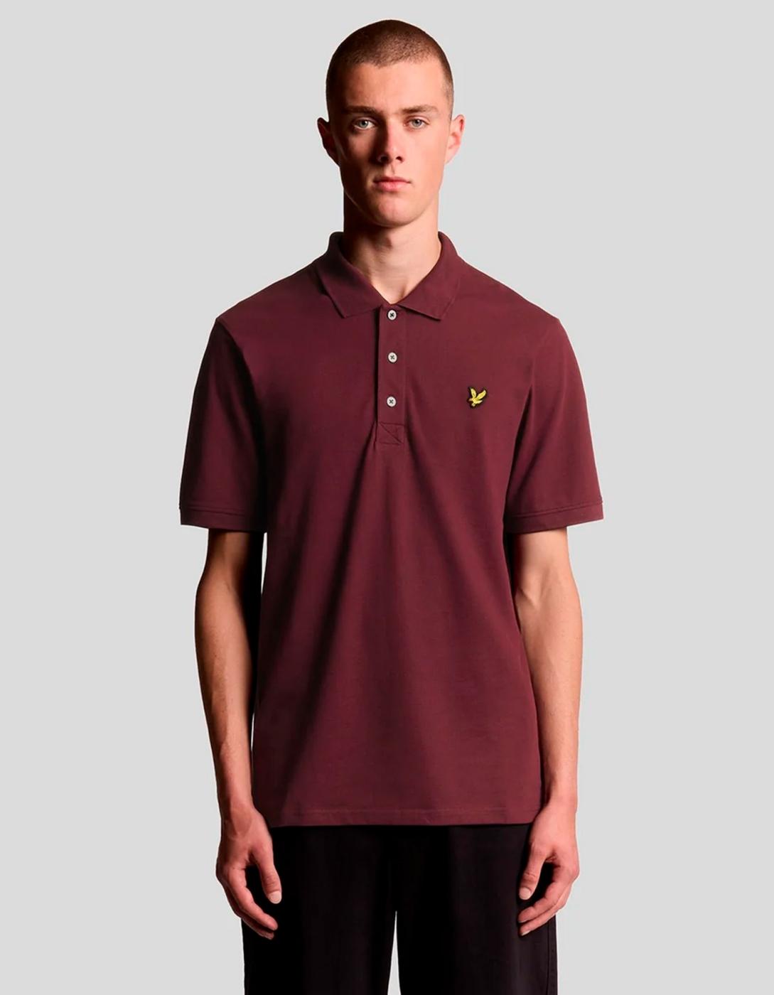 Polo Lyle & Scott SP400VOG - Burgundy