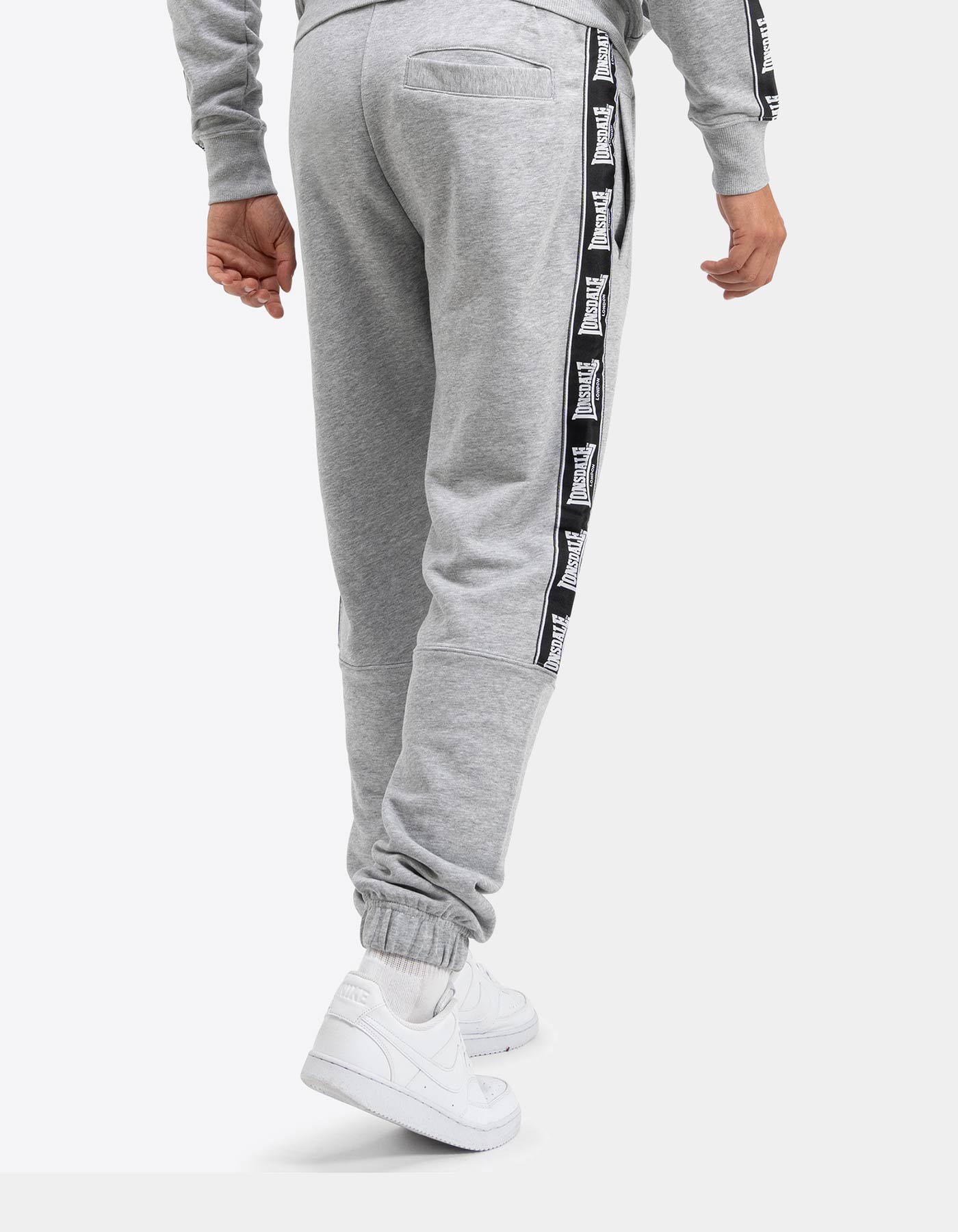 Pantalón Chándal LONSDALE GRUTNESS - Marl Grey/Black/White
