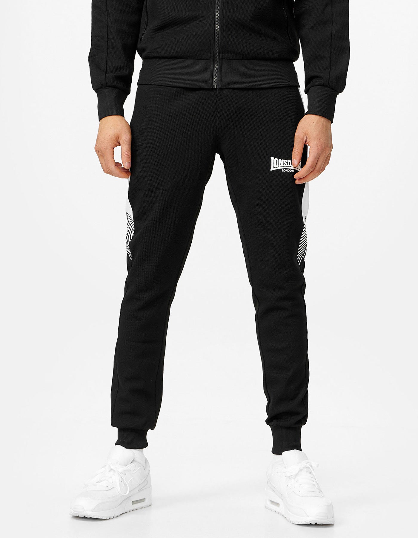Pantalón Chándal LONSDALE MARTHALL - Black/White