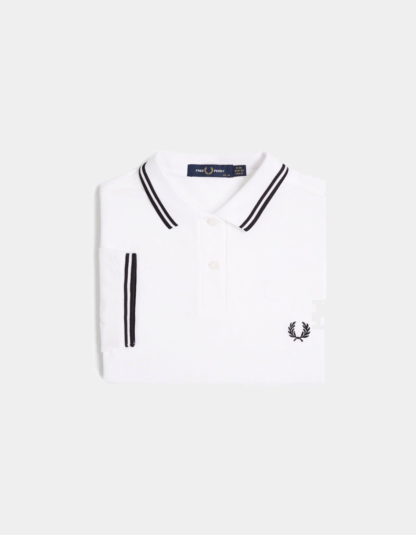 Polo FRED PERRY G3600 - White/Black