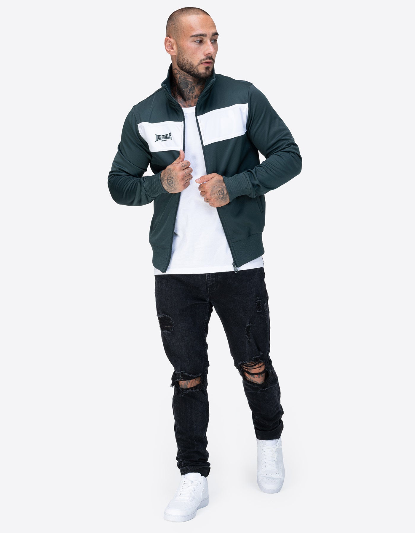 Chaqueta LONSDALE ALNWICK - Green/White
