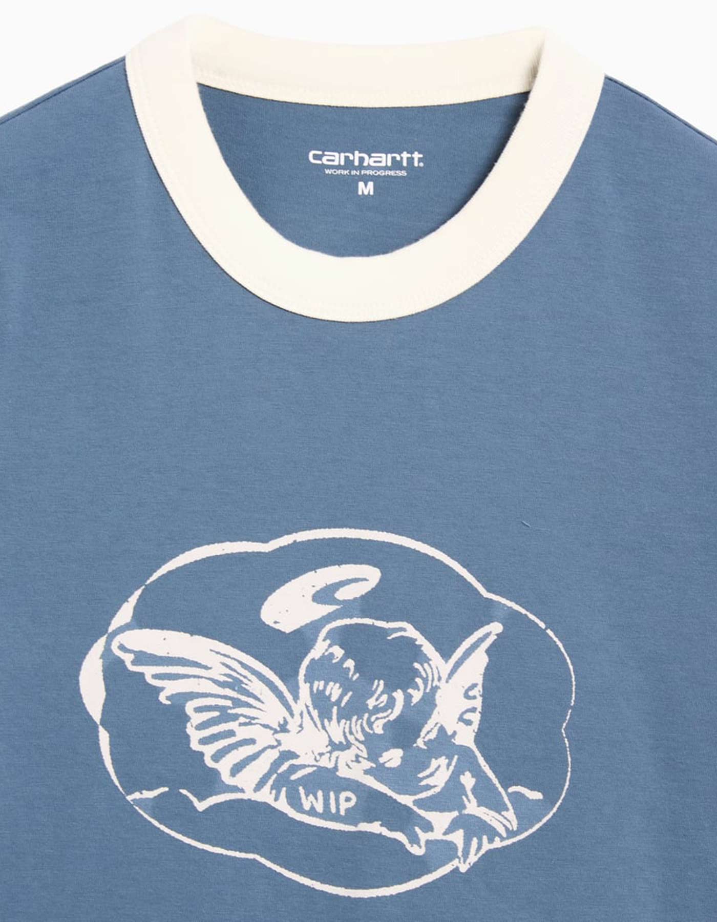 Camiseta W' REMINISCING RINGER- Velvet Blue Heavy