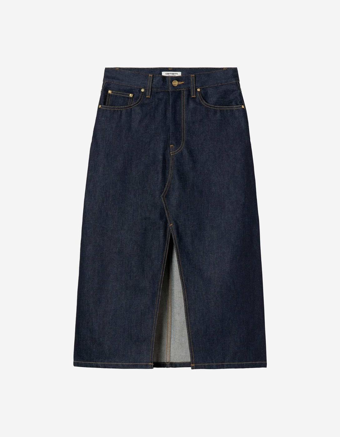 Falda W' BRANDON - Blue Rigid