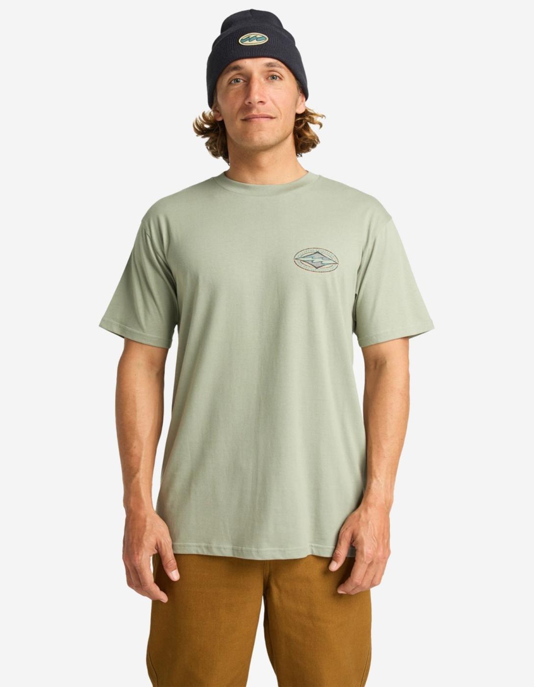 Camiseta BILLABONG DIAMOND VISION - Grey Green