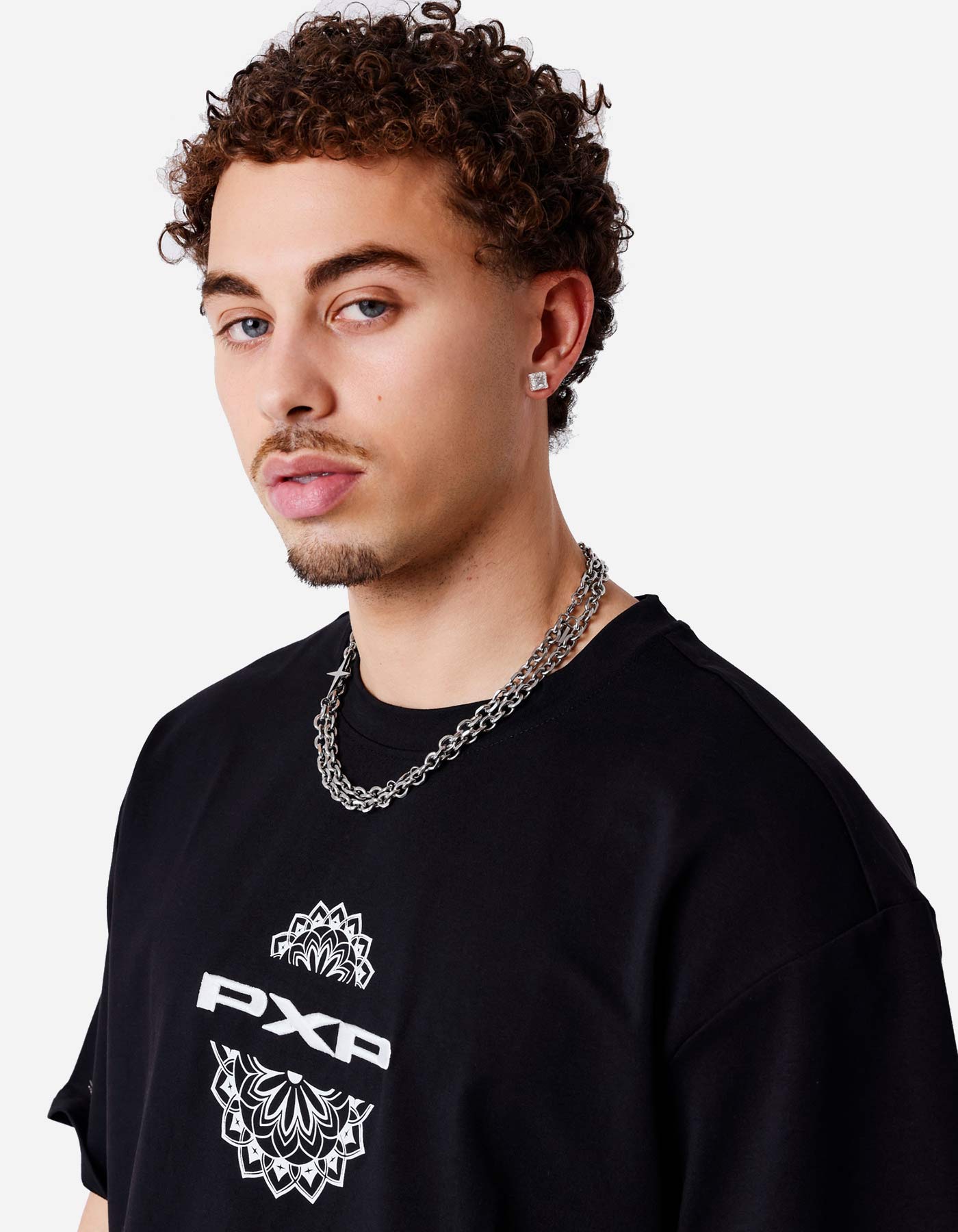 Camiseta PXP 2611115 - Negro/Blanco