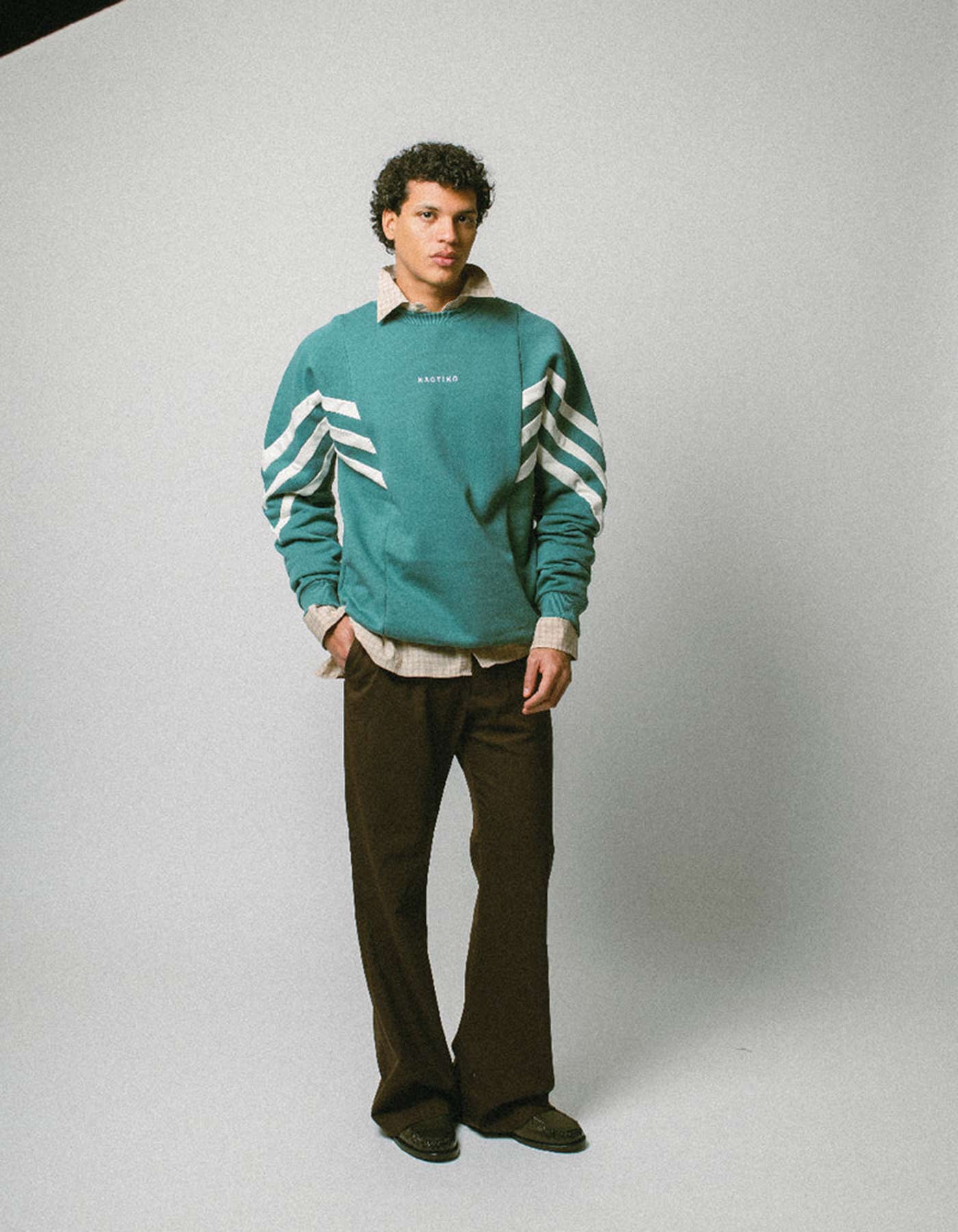 Sudadera KAOTIKO Crew CHAD - Heura/Ivory